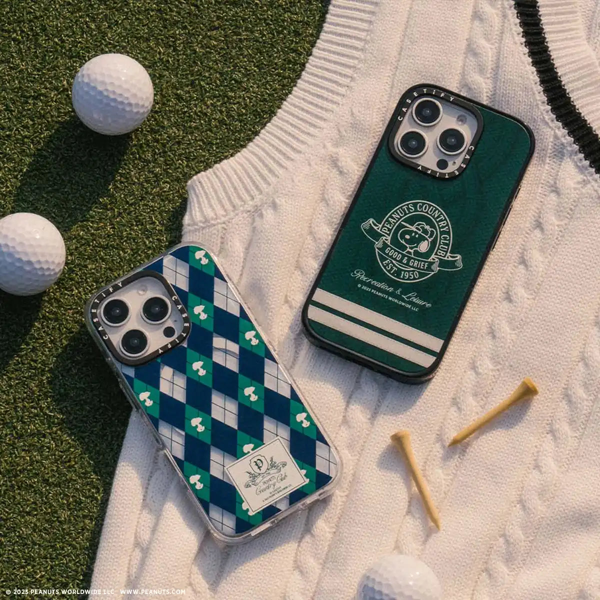 Peanuts Argyle Pattern Case - iPhone 18 Pro Max - Impact Case MagSafe Compatible