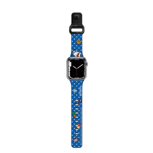 Pochacco Dotted Pattern Watch Band - Apple Watch Series 7-9 (45mm) - Impact Band