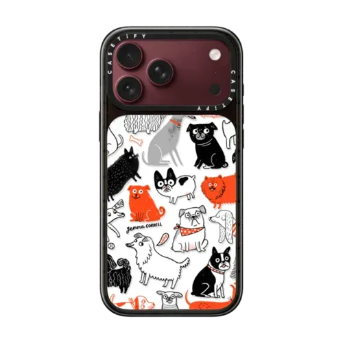 Dog Pattern - iPhone 18 Pro Max - Impact Case MagSafe Compatible - Glossy