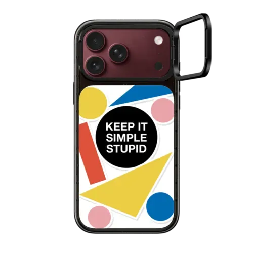 Keep it Simple - iPhone 18 Pro Max - Impact Ring Stand Case MagSafe Compatible - Glossy