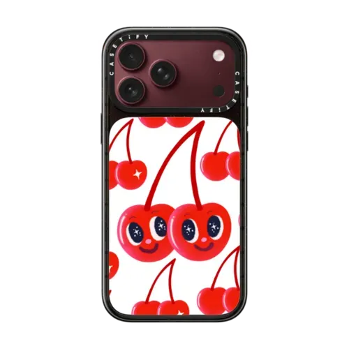 Cherry Love - iPhone 18 Pro Max - Impact Case MagSafe Compatible - Glossy