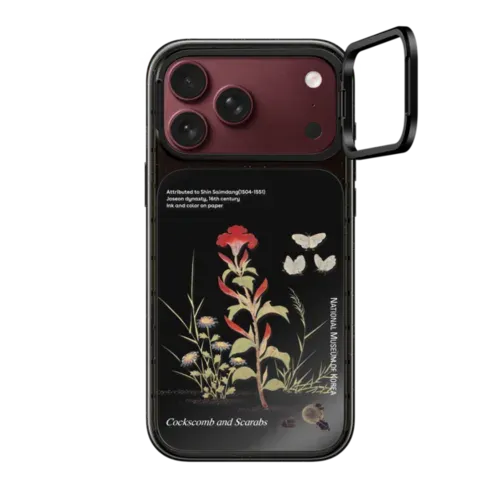 NMK Cockscomb and Scarabs Case - iPhone 18 Pro Max - Impact Ring Stand Case - Mirror