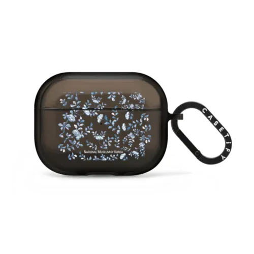 NMK Blue Nacre Earbuds Case - Black Case Edition - AirPods Pro 2 - Earbuds Impact Case