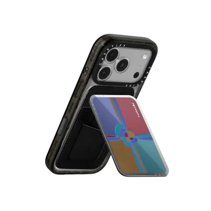 Whanki Cross Composition Snappy Cardholder Stand - Snappy Mirror Cardholder Stand MagSafe Compatible