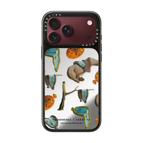 The Persistence of Memory (1931) Pattern Case - iPhone 18 Pro Max - Impact Case - Mirror