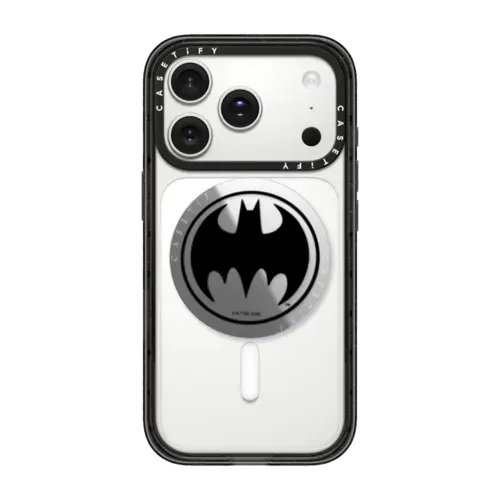 Batman™ Black Logo Snappy Grip Stand - Snappy Mirror Grip Stand MagSafe Compatible