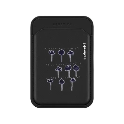 Whanki Drawing Snappy Leather Wallet - Snappy MagSafe Wallet - Snappy BioVeg Wallet MagSafe Compatible