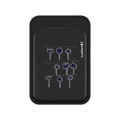 Whanki Drawing Snappy Leather Wallet - Snappy MagSafe Wallet - Snappy BioVeg Wallet MagSafe Compatible