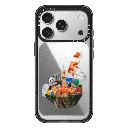 HK Collage - Goldfish Cardholder Stand - Snappy Cardholder Stand - Snappy Mirror Cardholder Stand MagSafe Compatible