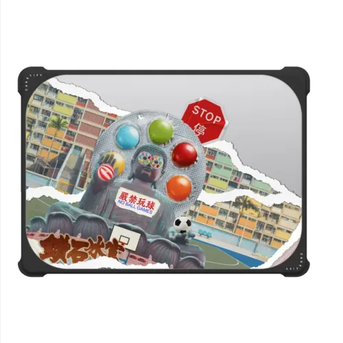 HK Collage - Buddha - MacBook Pro 14-inch (M1 - M5) - MacBook Bounce Case