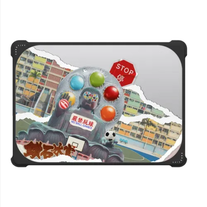 HK Collage - Buddha - MacBook Pro 14-inch (M1 - M5) - MacBook Bounce Case