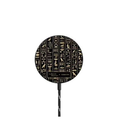 The Egypt Hieroglyphics Pattern Magnetic Wireless Charger - PowerThru Magnetic Wireless Charger MagSafe Compatible