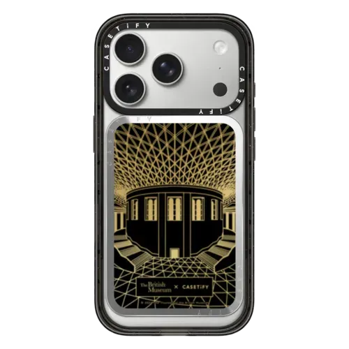The British Museum Great Court Snappy Cardholder Stand - Snappy Mirror Cardholder Stand MagSafe Compatible
