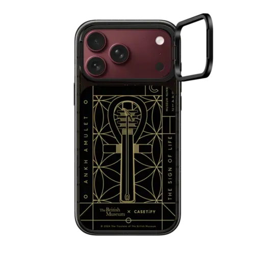The Amulet Case - Ankh - iPhone 18 Pro Max - Impact Ring Stand Case MagSafe Compatible - Glossy