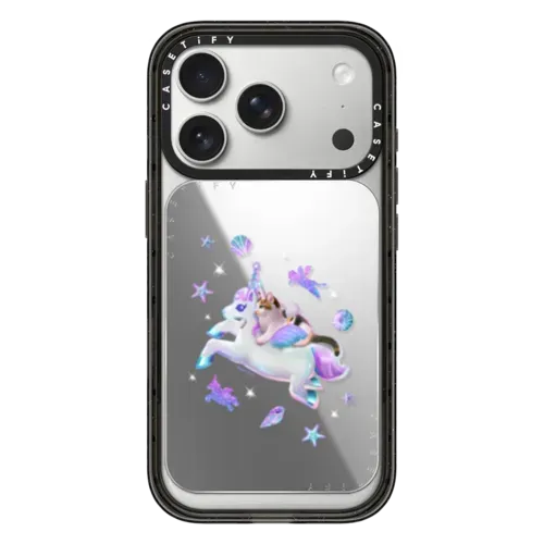 Unicorn Angel Cat - Snappy Cardholder Stand - Snappy Mirror Cardholder Stand MagSafe Compatible