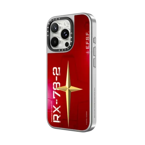 Gundam Shield Phone Case - iPhone 16 Pro Max - Mirror Case MagSafe Compatible