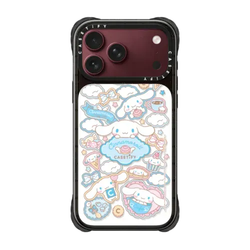 Cinnamoroll Lovely Cafe Sticker Case - iPhone 18 Pro Max - Ultra Impact Case MagSafe Compatible - Glossy