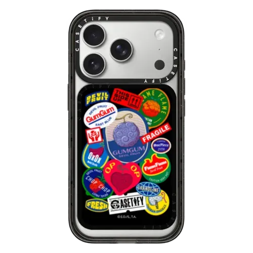 Devil Fruits Label Sticker Snappy Cardholder Stand - Snappy Cardholder Stand MagSafe Compatible