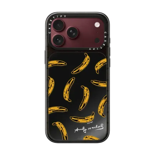 Banana Pattern Case (White Signature) - iPhone 18 Pro Max - Impact Case - Mirror