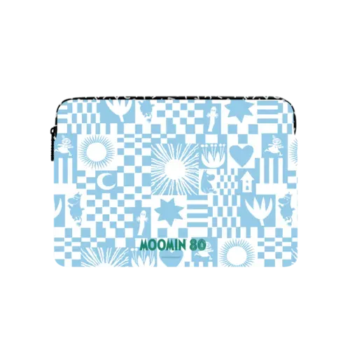 Moomin Puzzle Pattern Laptop Sleeve - Large (16") - Impact Laptop Sleeve