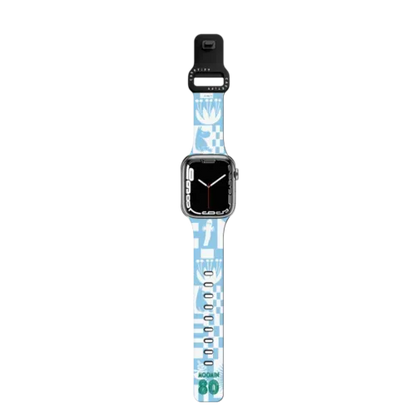Moomin Puzzle Pattern Watch Band - Apple Watch Series 7-9 (45mm) - Impact Band