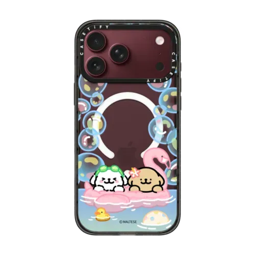 Maltese Bubble Pool Case - iPhone 18 Pro Max - Impact Case MagSafe Compatible