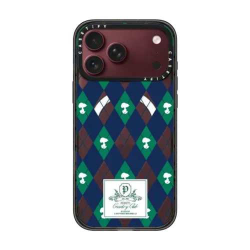 Peanuts Argyle Pattern Case - iPhone 18 Pro Max - Impact Case MagSafe Compatible