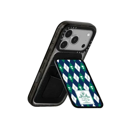 Peanuts Argyle Pattern Snappy Cardholder Stand - Snappy Cardholder Stand MagSafe Compatible