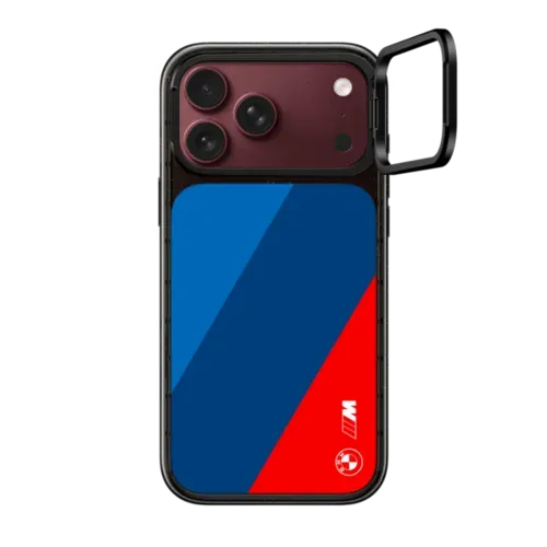 BMW M SEEHAUS Case - iPhone 18 Pro Max - Impact Ring Stand Case MagSafe Compatible - Glossy