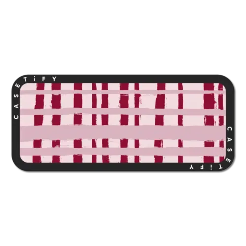 Berry Stripes - Snappy Laptop Phone Mount - Snappy Laptop Phone Mount MagSafe Compatible