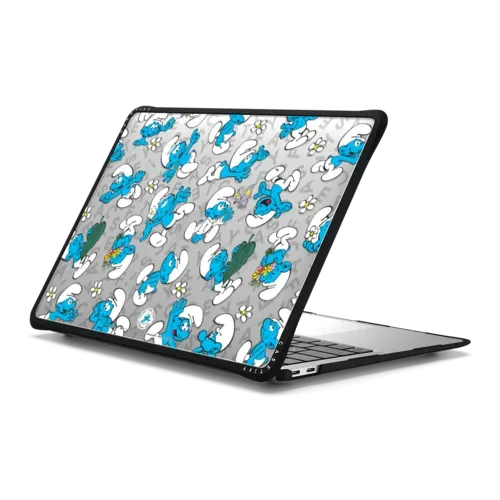 The Smurfs Jumbled Pattern Laptop Case - MacBook Air 13-inch (M1 / Intel) - MacBook Impact Case