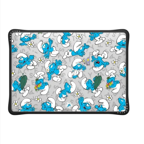 The Smurfs Jumbled Pattern Laptop Case - MacBook Air 13-inch (M1 / Intel) - MacBook Impact Case