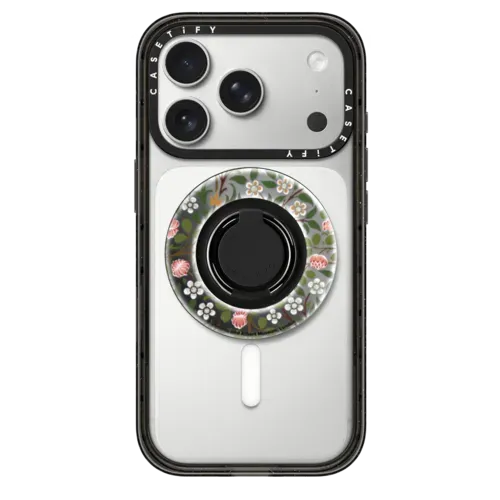 V&A Morris Edit, Clover Snappy Ring Holder - Snappy Mirror Ring Holder MagSafe Compatible