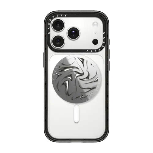 Abstract Chrome - Snappy Grip Stand - Snappy Mirror Grip Stand MagSafe Compatible