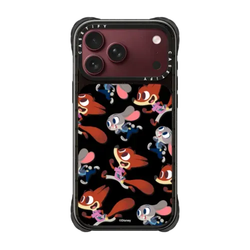 Nick and Judy Pattern Case - iPhone 18 Pro Max - Ultra Impact Case MagSafe Compatible - Glossy