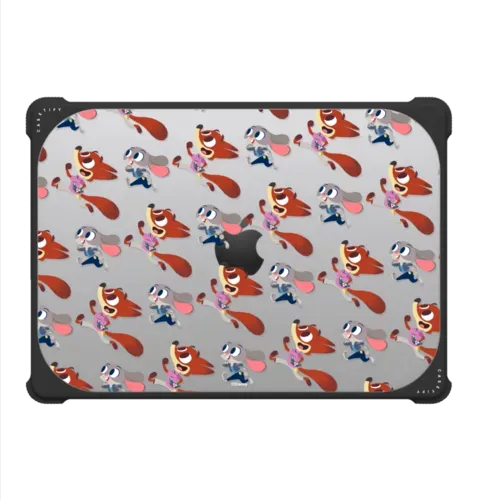 Nick and Judy Pattern Laptop Case - MacBook Pro 14-inch (M1 - M5) - MacBook Bounce Case