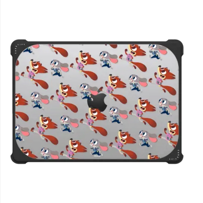 Nick and Judy Pattern Laptop Case - MacBook Pro 14-inch (M1 - M5) - MacBook Bounce Case