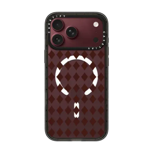 Brown Checks - iPhone 18 Pro Max - Impact Case MagSafe Compatible
