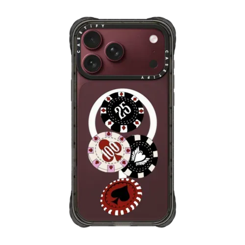 Casino Chips - iPhone 18 Pro Max - Ultra Impact Case MagSafe Compatible