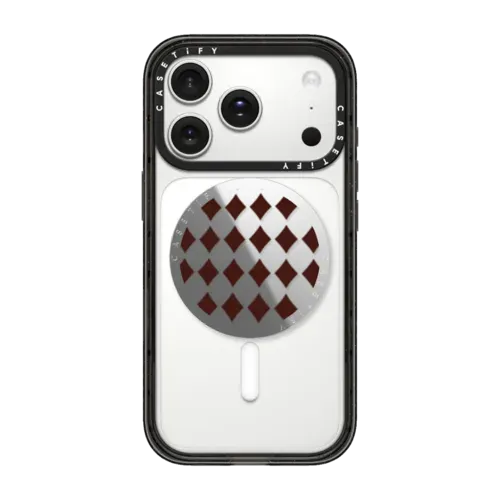 Brown Checks - Snappy Grip Stand - Snappy Mirror Grip Stand MagSafe Compatible