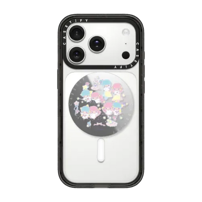 Little Twin Stars 50th Anniversary Sticker Magsafe Grip Stand - Snappy Grip Stand - Snappy Mirror Grip Stand MagSafe Compatible