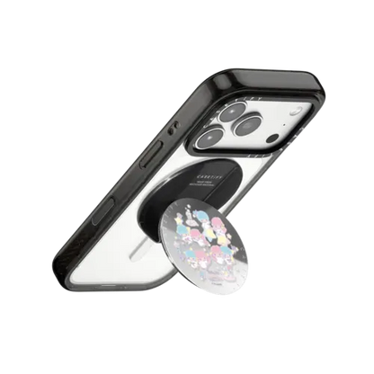 Little Twin Stars 50th Anniversary Sticker Magsafe Grip Stand - Snappy Grip Stand - Snappy Mirror Grip Stand MagSafe Compatible
