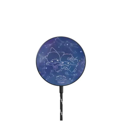 Little Twin Stars Starlit Adventures Magnetic Wireless Charger - PowerThru Magnetic Wireless Charger MagSafe Compatible