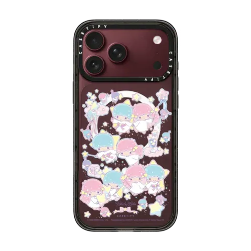 Little Twin Stars 50th Anniversary Sticker Phone Case - iPhone 18 Pro Max - Impact Case MagSafe Compatible