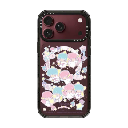 Little Twin Stars 50th Anniversary Sticker Phone Case - iPhone 18 Pro Max - Impact Case MagSafe Compatible