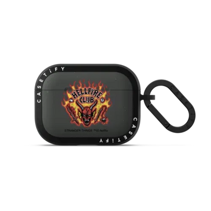 Stranger Things Hellfire Club Earbuds Case - AirPods Pro 3 - Earbuds Bounce Case