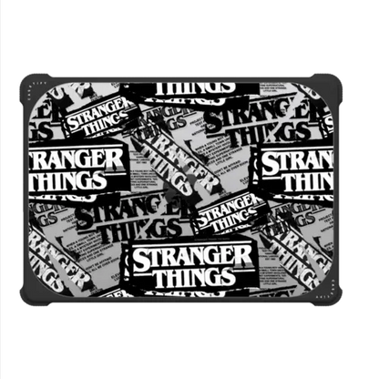 Stranger Things Hawkins Post Collage Laptop Case - MacBook Pro 14-inch (M1 - M5) - MacBook Bounce Case