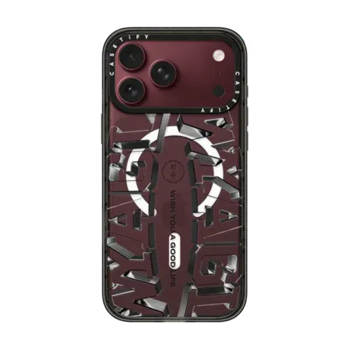 WYAGL Metallic Logo Case - iPhone 18 Pro Max - Impact Case MagSafe Compatible