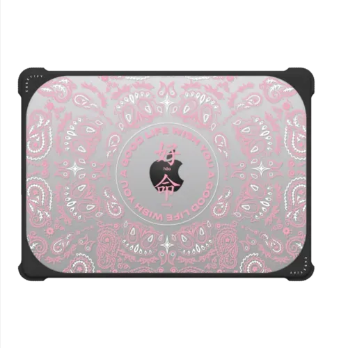 WYAGL Paisley Laptop Case - Pink - MacBook Pro 14-inch (M1 - M5) - MacBook Bounce Case