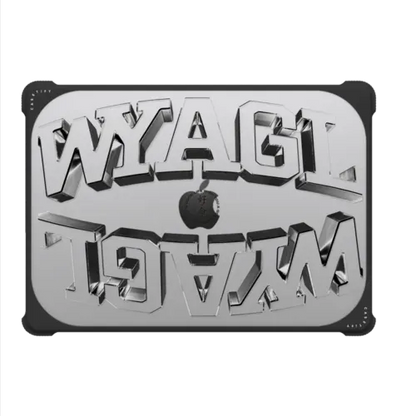 WYAGL Paisley Laptop Case - Metallic Logo - MacBook Pro 14-inch (M1 - M5) - MacBook Bounce Case